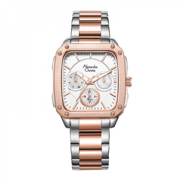 Alexandre Christie AC 2996 Silver Rosegold BFBTRSL